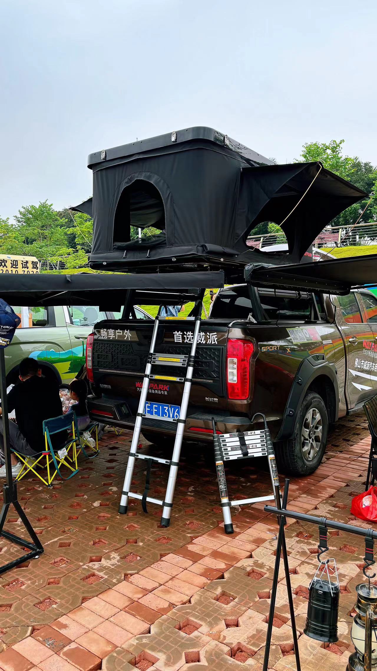 Versatile Rooftop Tent with ABS - Durable & Stylist Camping Gear